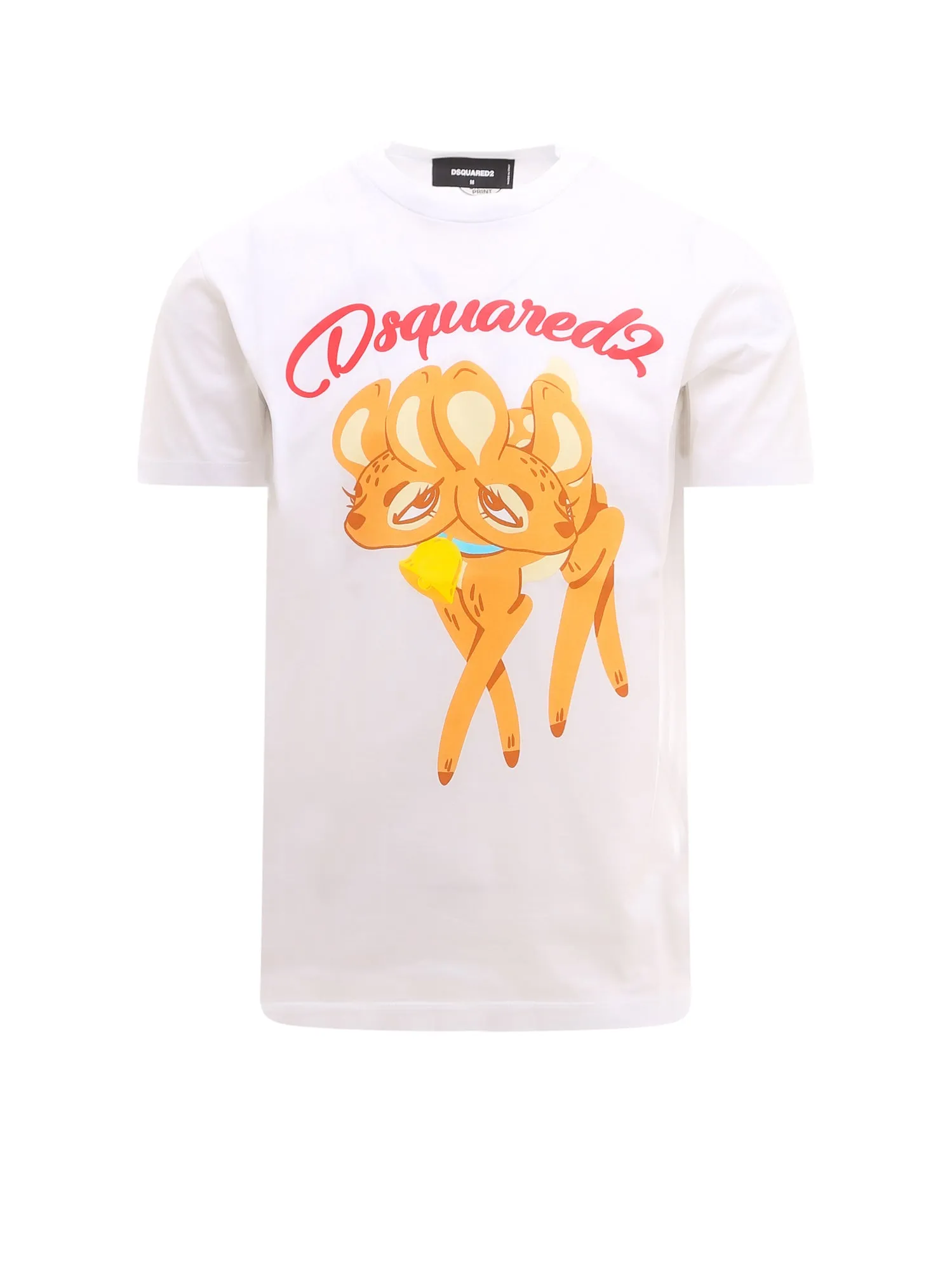 Dsquared2 Graphic Logo Printed Crewneck T-Shirt