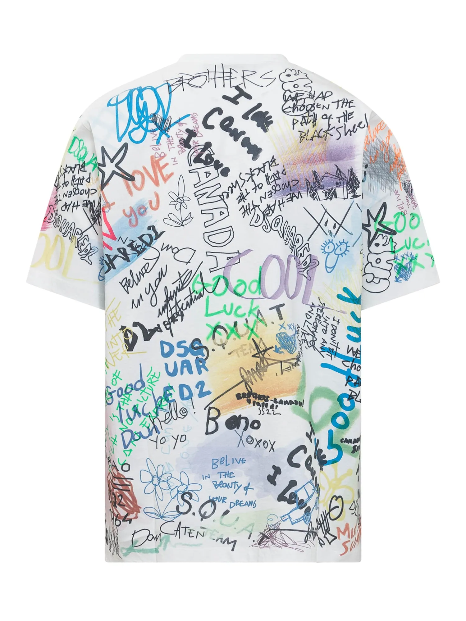 Dsquared2 Graphic Print Crewneck T-Shirt