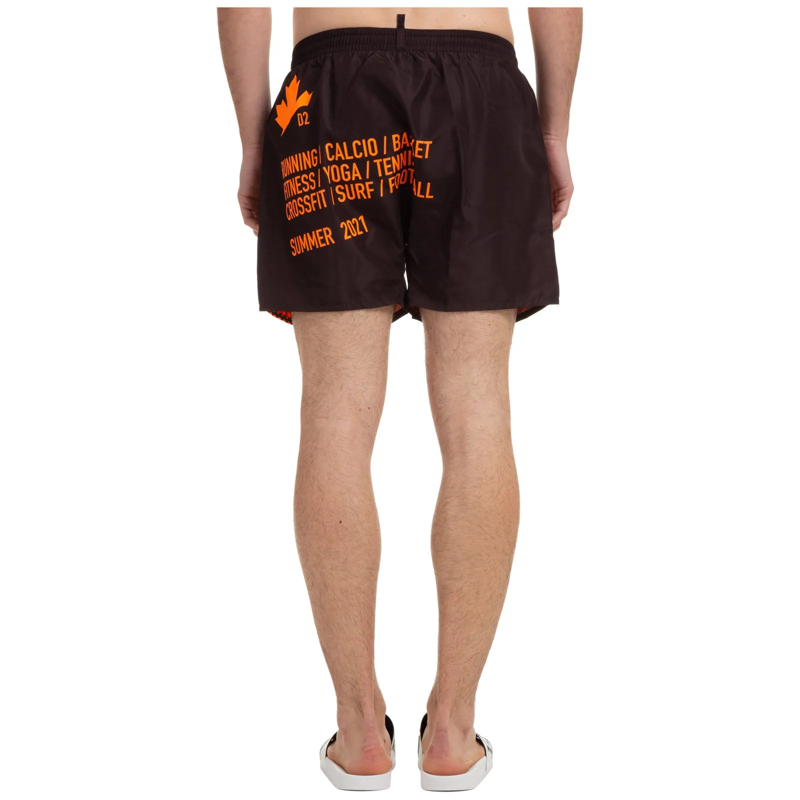 Dsquared2 Graphic Print Swim Trunks