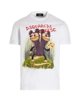 Dsquared2 Graphic Printed T-Shirt