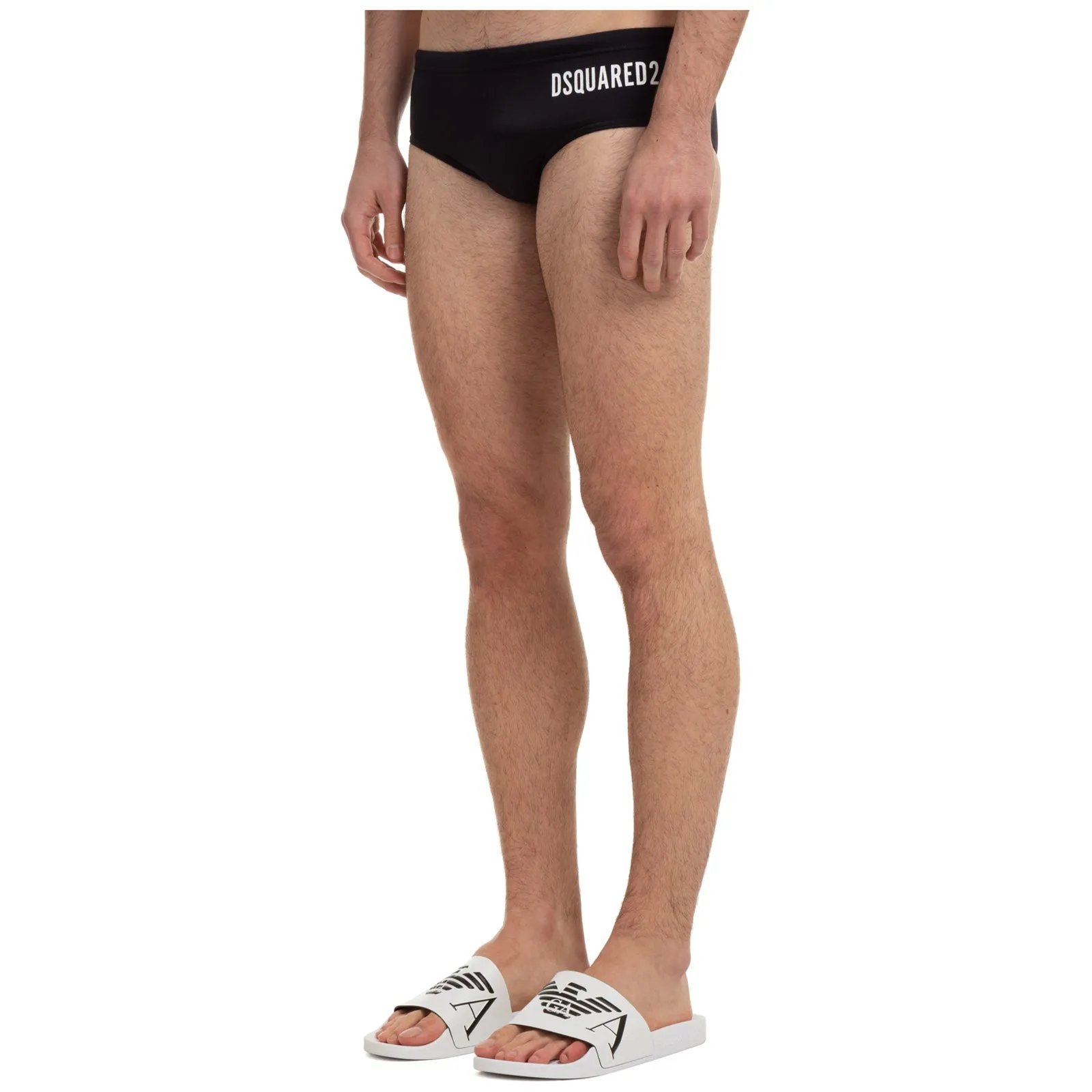 Dsquared2 Icon Logo Print Swimming Briefs