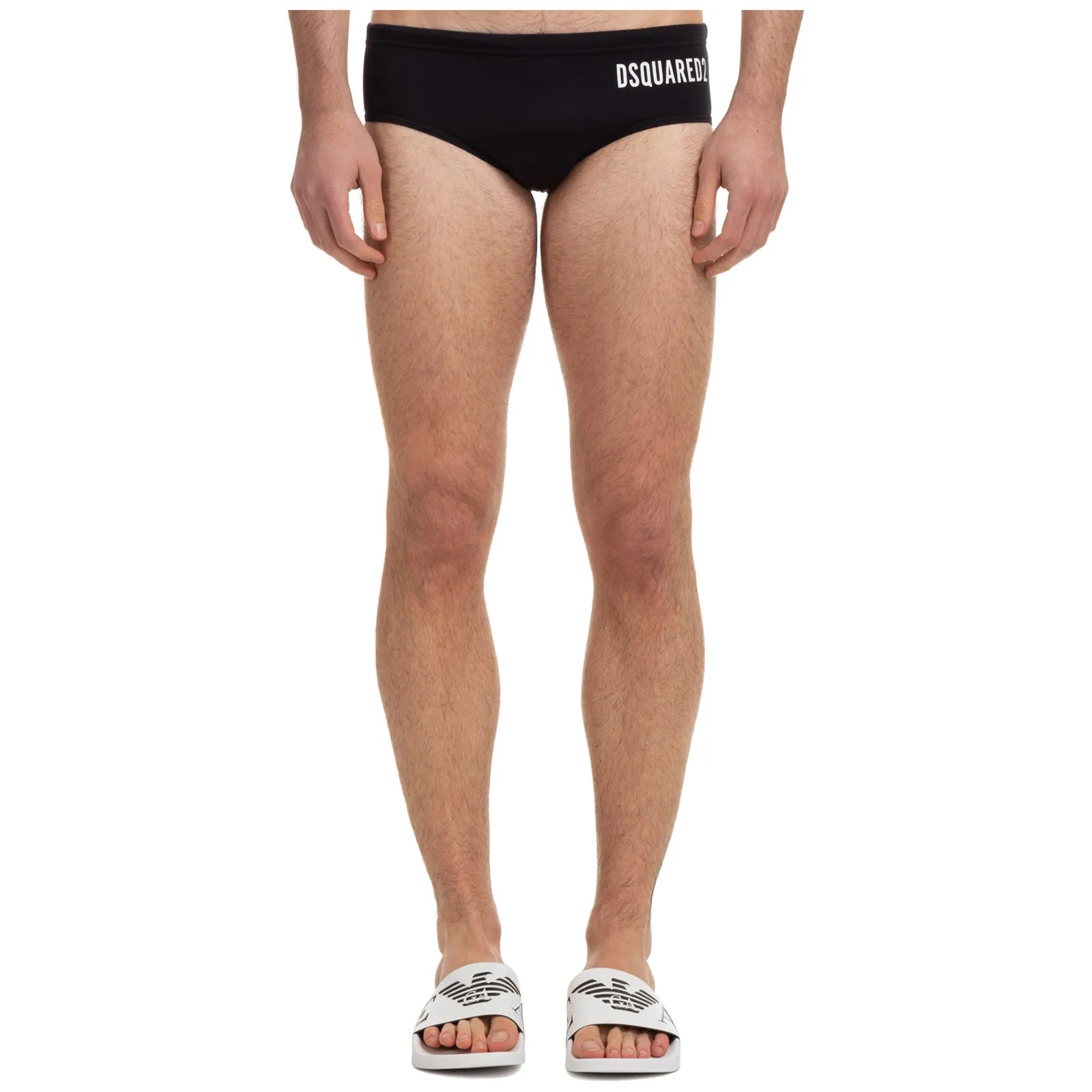 Dsquared2 Icon Logo Print Swimming Briefs