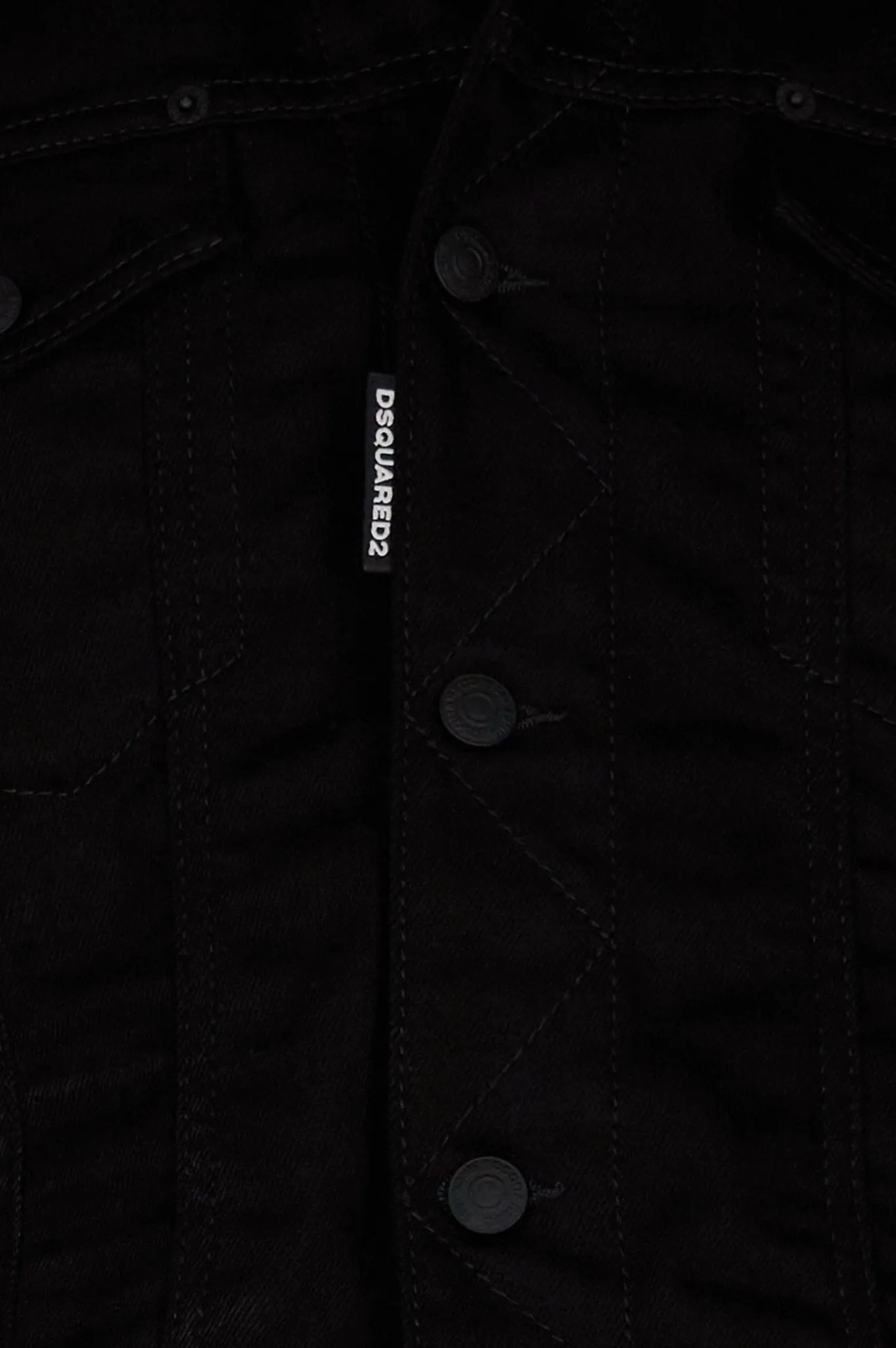 Dsquared2 Icon Logo Printed Denim Jacket