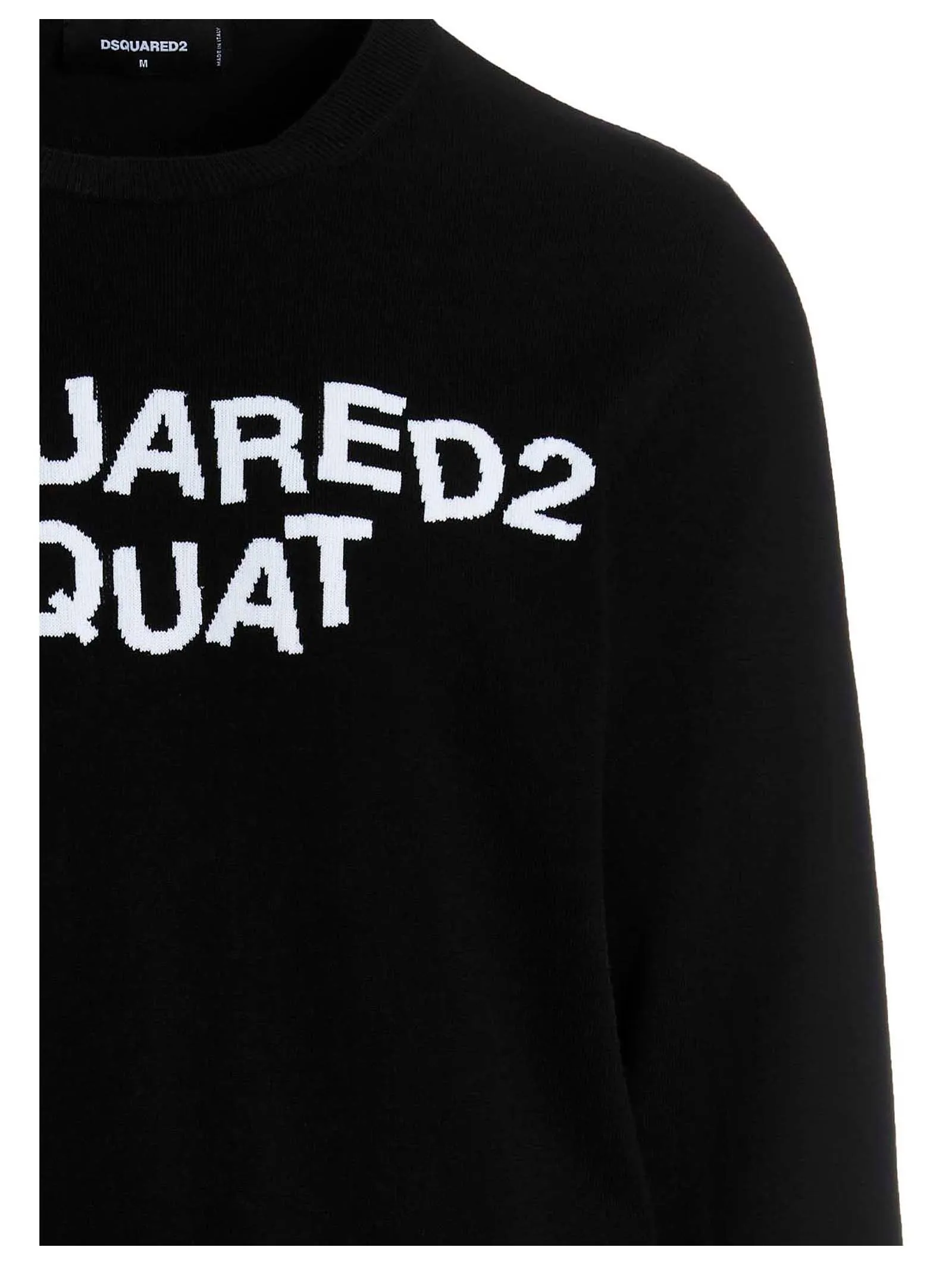 Dsquared2 Logo Intarsia Crewneck Sweater