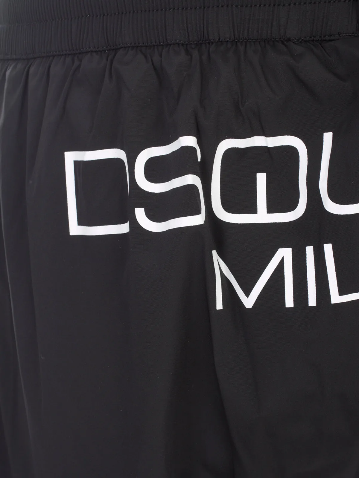Dsquared2 Logo Print Drawstring Swim Shorts