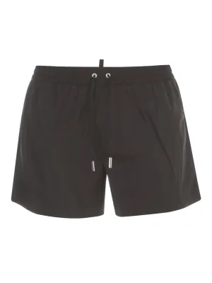 Dsquared2 Logo Print Drawstring Swim Shorts