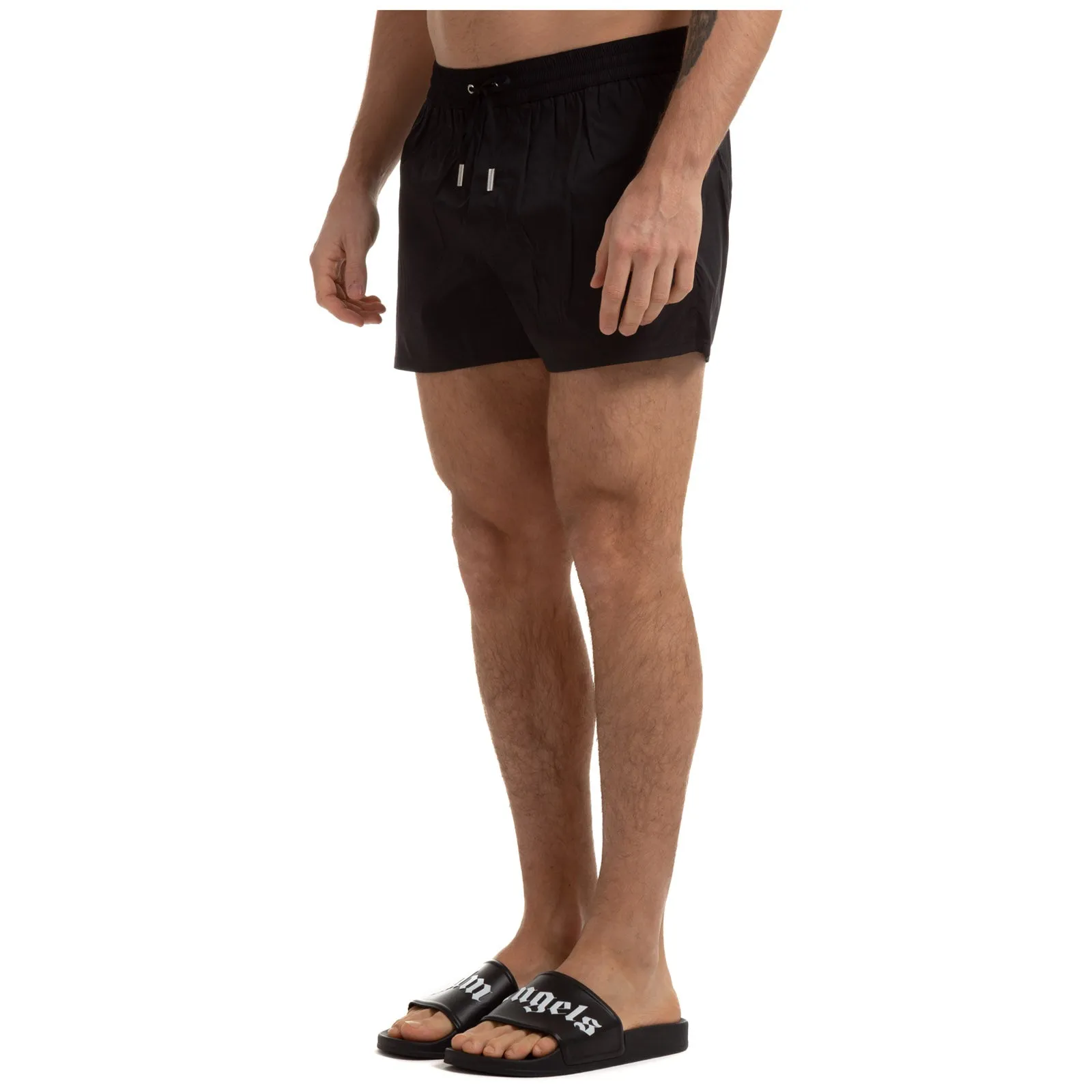 Dsquared2 Logo Print Drawstring Swim Shorts