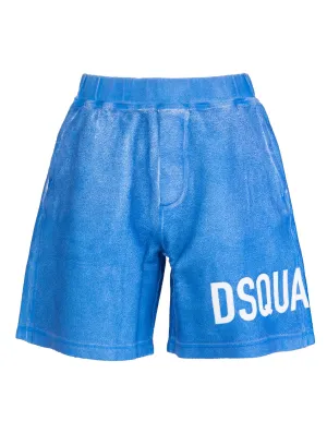 Dsquared2 Logo Printed Airbrush Shorts