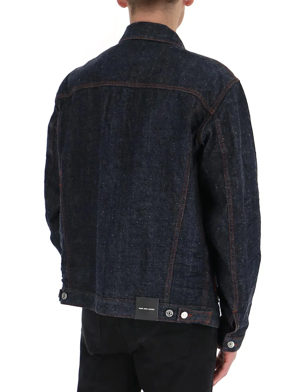 Dsquared2 Logo Printed Denim Buttoned Jacket