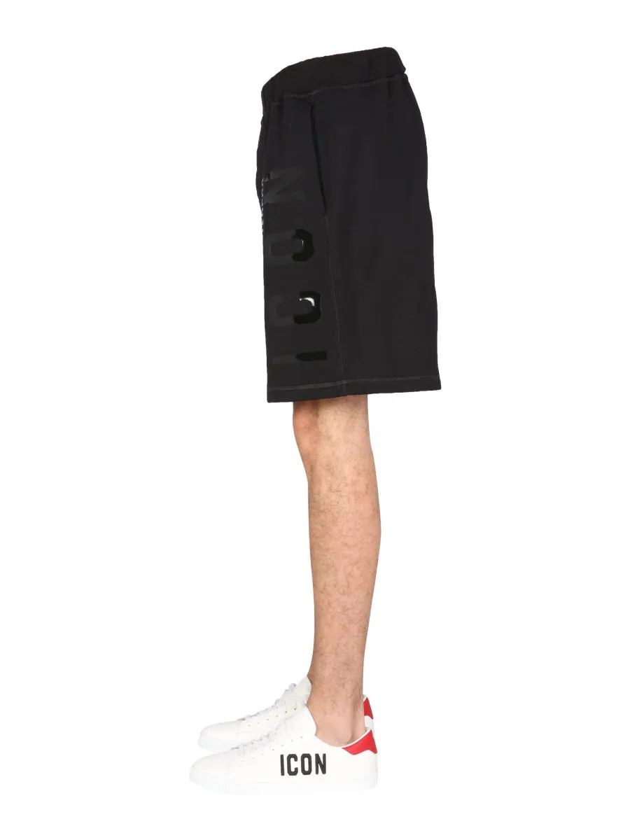 Dsquared2 Logo Printed Shorts