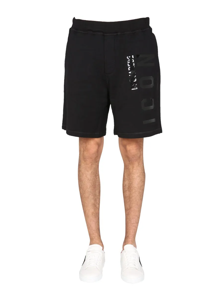 Dsquared2 Logo Printed Shorts