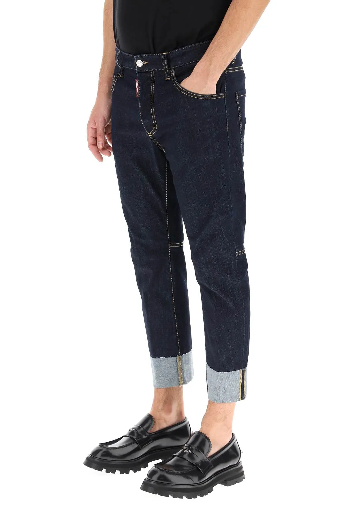 Dsquared2 Low-Waisted Cropped Jeans