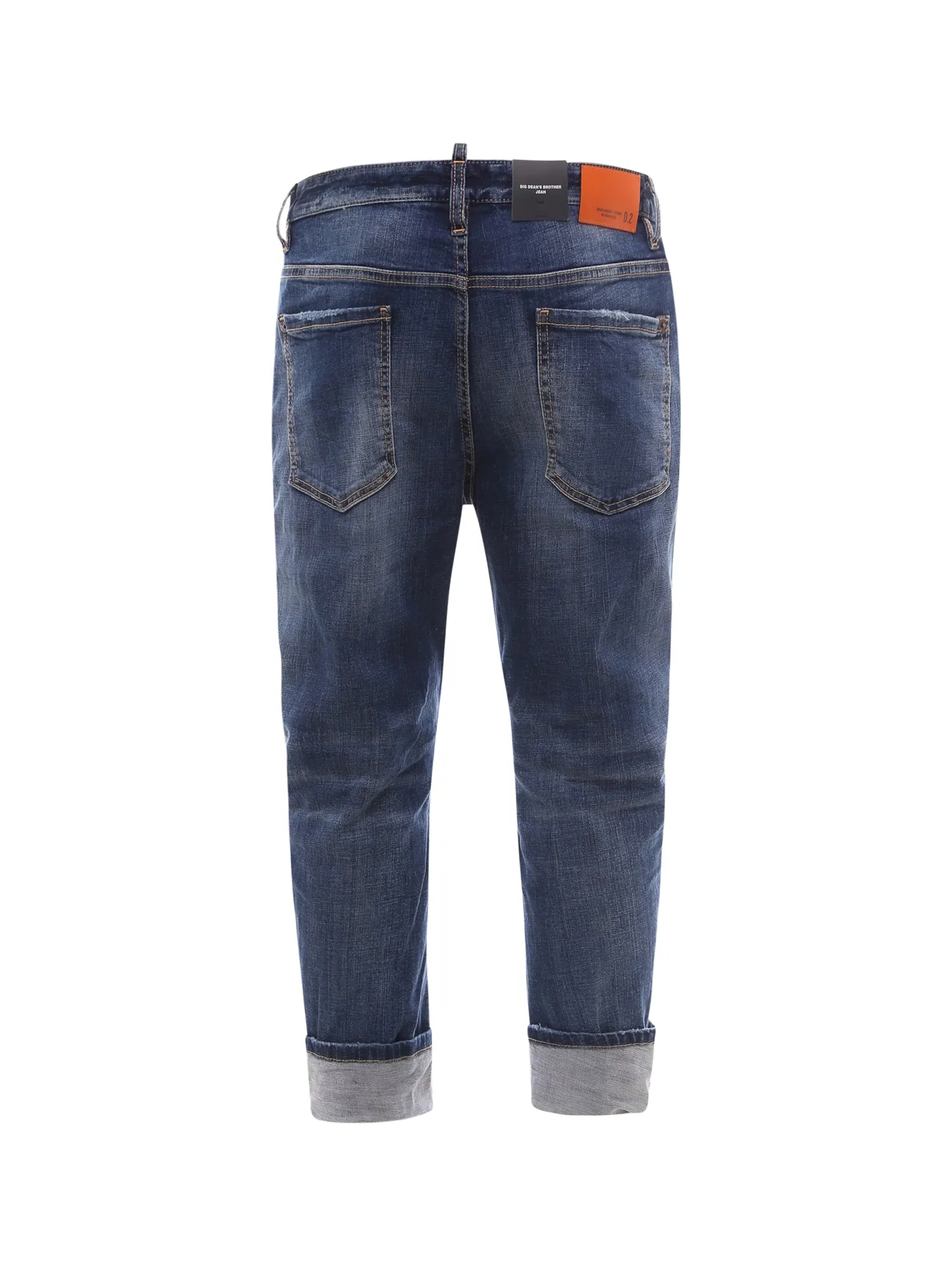 Dsquared2 Madras Motif Patched Jeans