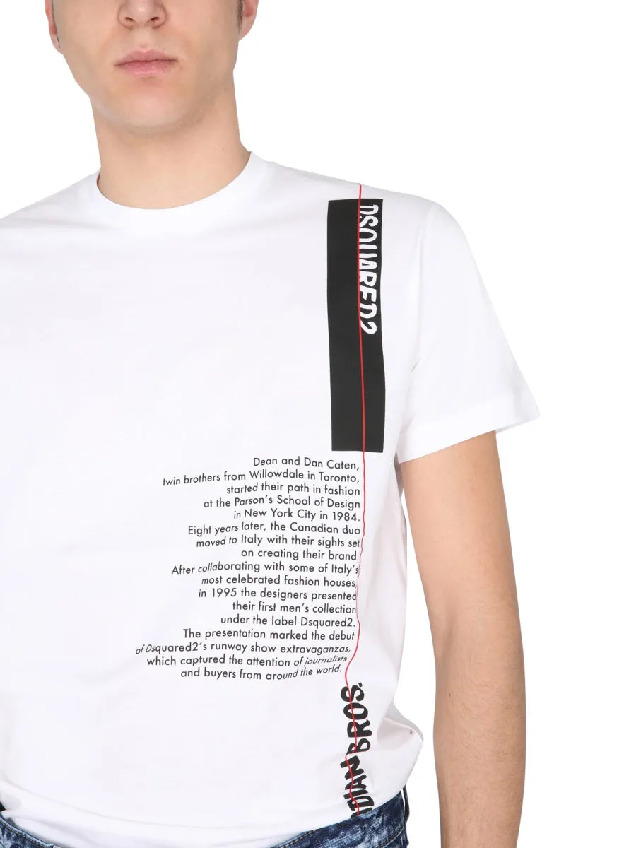 Dsquared2 Quote Print T-Shirt