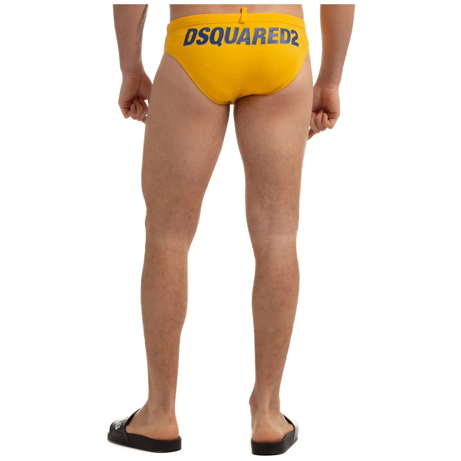 Dsquared2 Rear Logo Print Swim Trunks