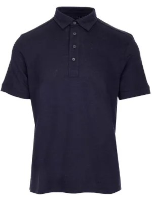 Ermenegildo Zegna Plain Buttoned Polo Shirt