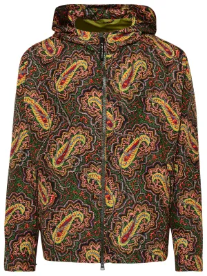 Etro All-Over Patterned Zip-Up Jacket