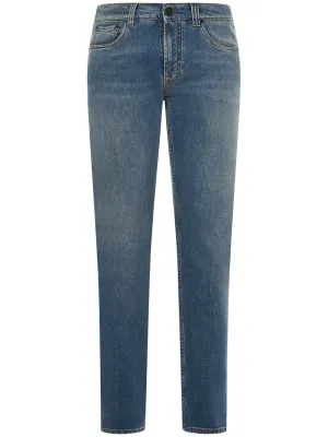 Etro Back Graphic Print Jeans