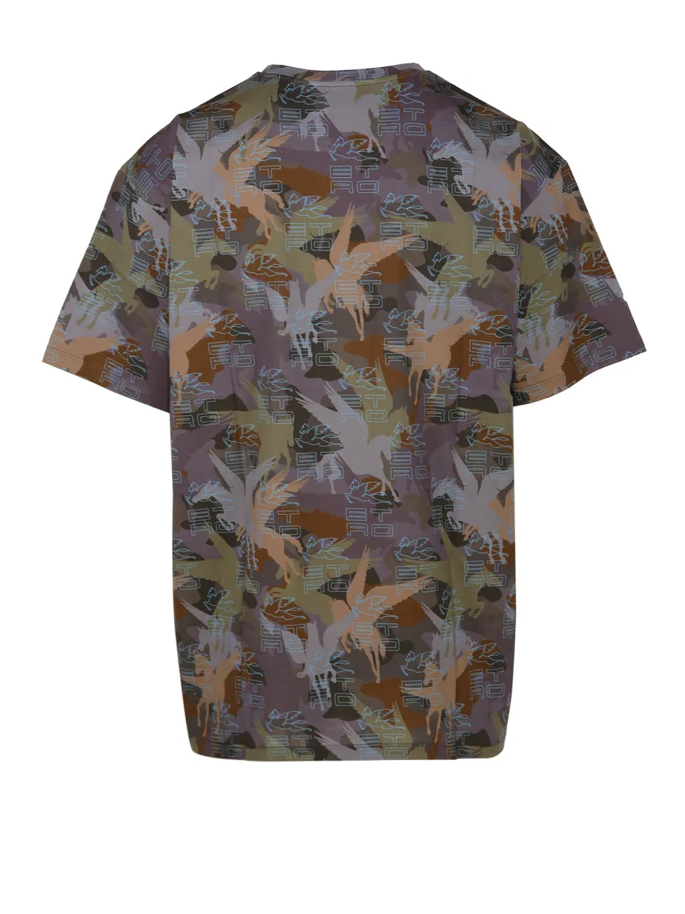 Etro Camouflage Print T-Shirt