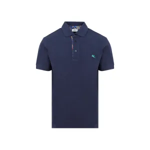 Etro Logo Embroidered Buttoned Polo Shirt