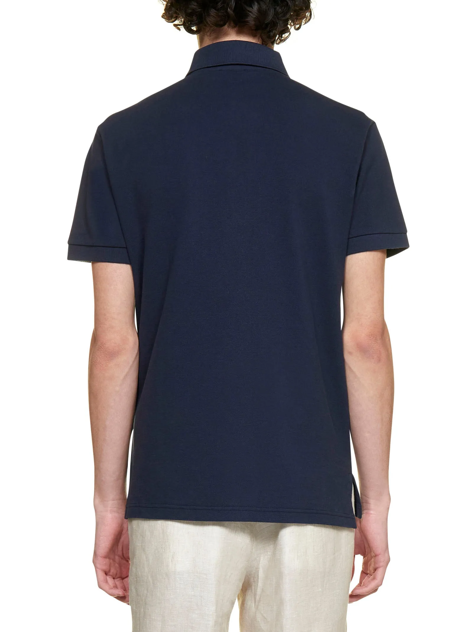 Etro Logo Embroidered Buttoned Polo Shirt