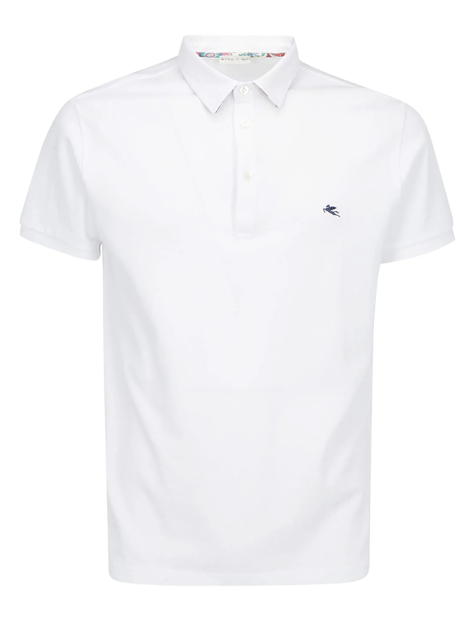 Etro Logo Embroidered Short-Sleeved Polo Shirt