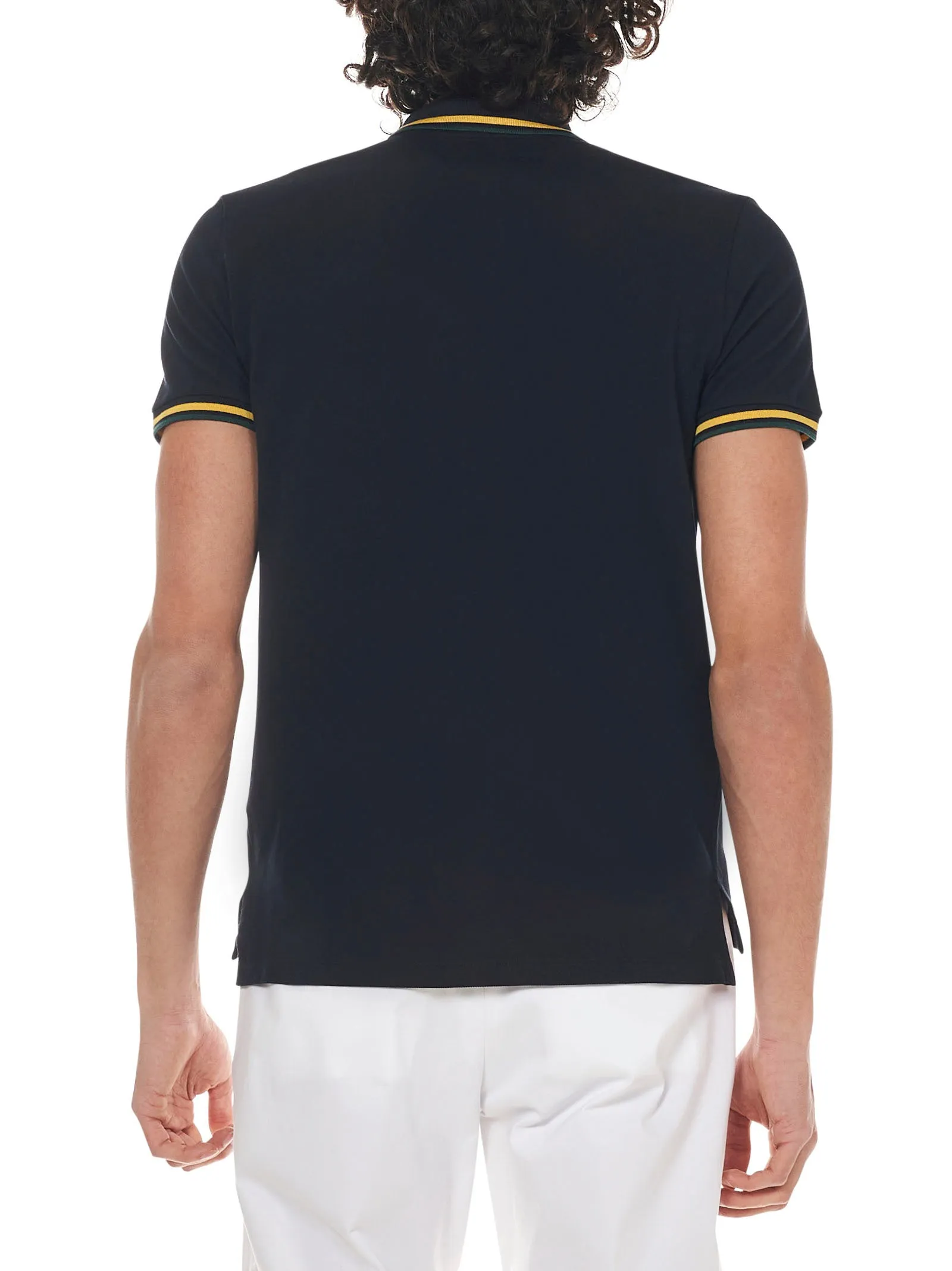 Etro Logo Patch Short-Sleeved Polo Shirt