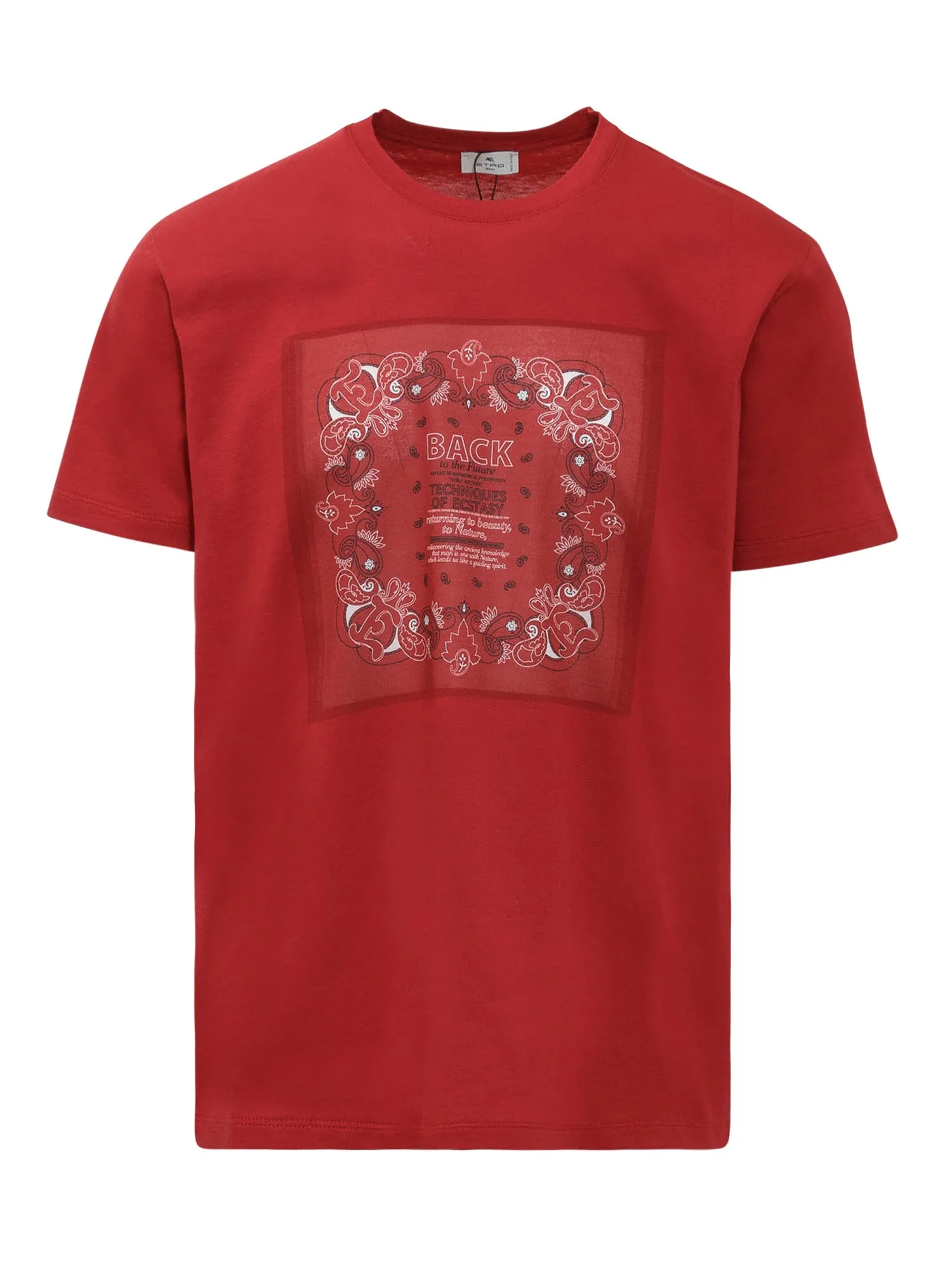 Etro Logo Printed Crewneck T-Shirt
