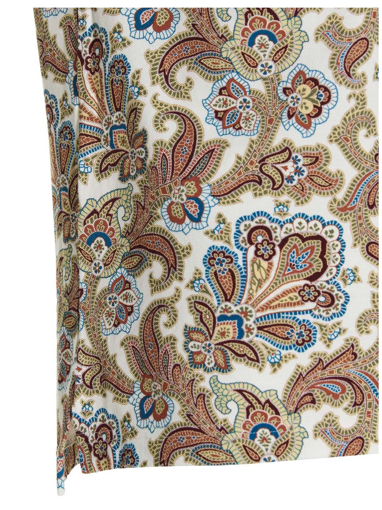 Etro Paisley Printed Short-Sleeved Polo Shirt