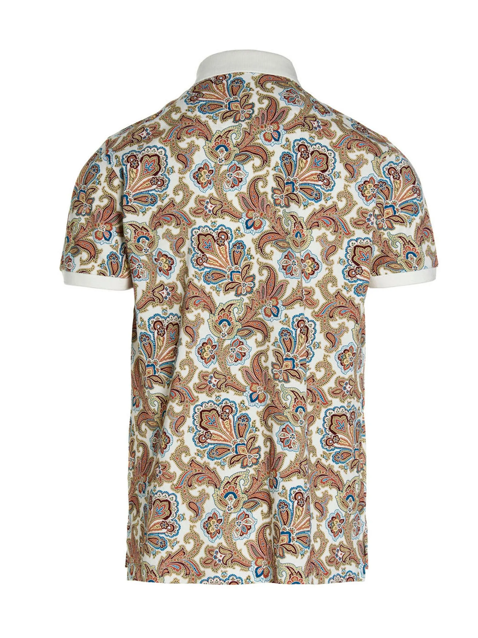 Etro Paisley Printed Short-Sleeved Polo Shirt