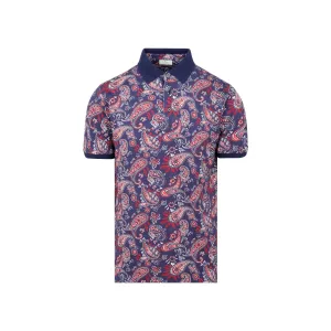 Etro Paisley Printed Short-Sleeved Polo Shirt