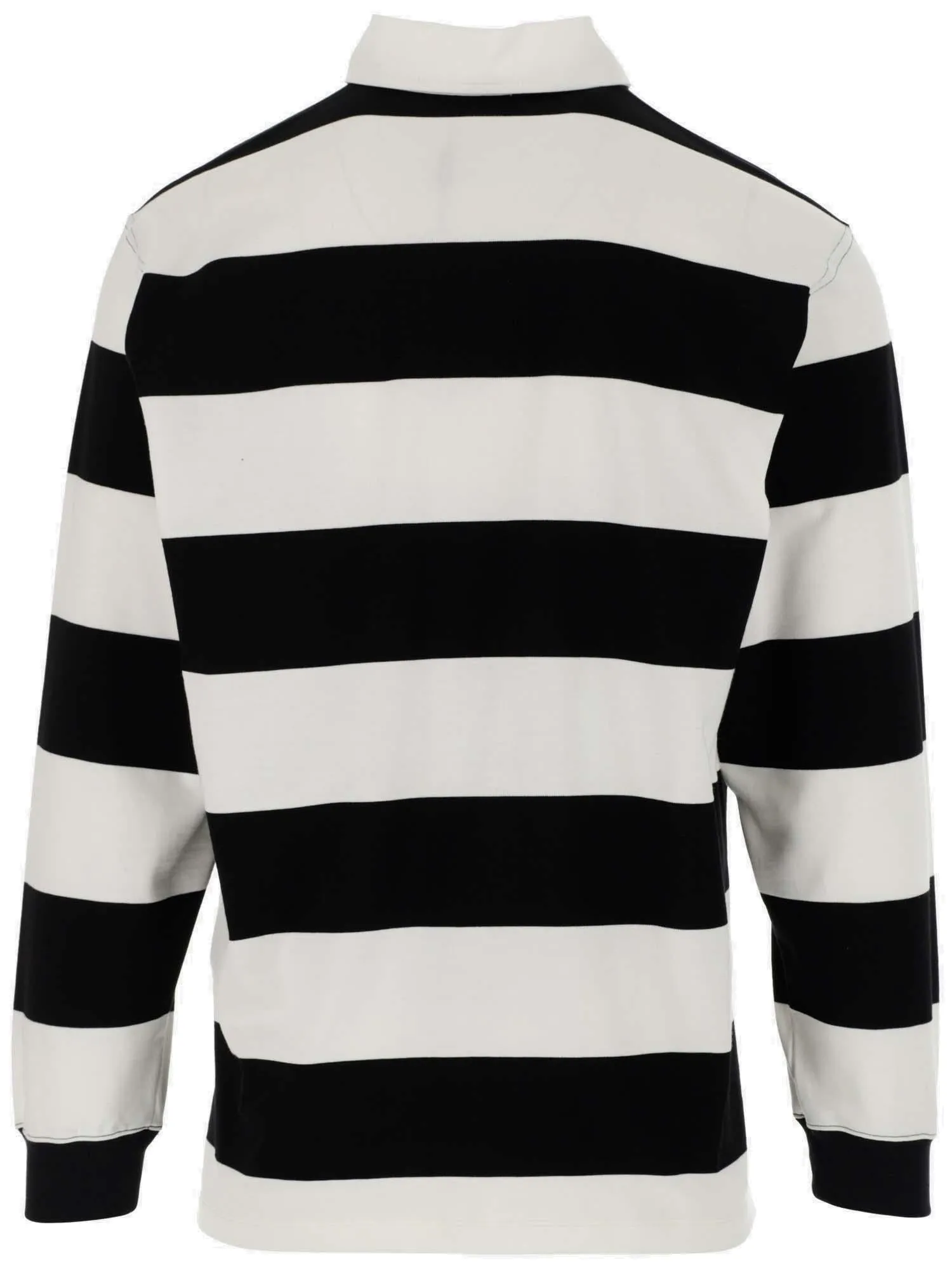 Etro Rugby-Striped Long-Sleeved Polo Shirt
