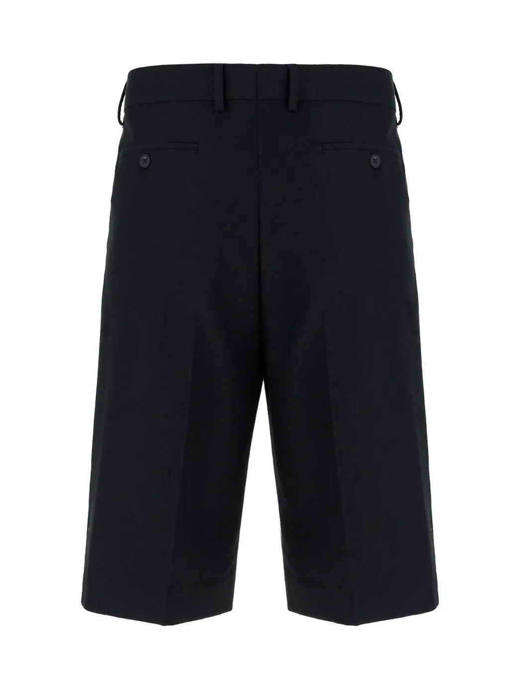 Fendi Logo Plaque Tailored Bermuda Shorts
