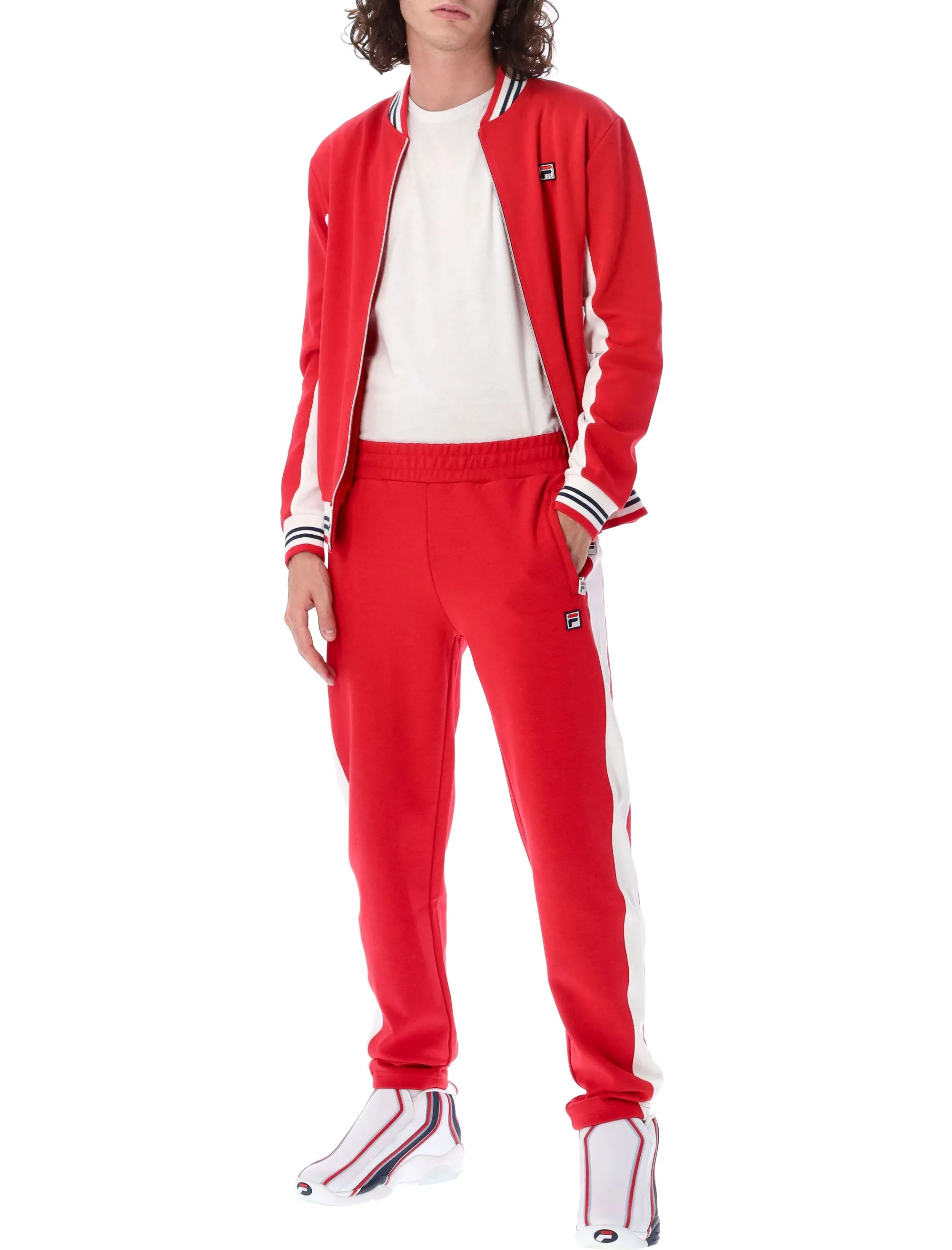 Fila Logo Embroidered Side-Striped Joggers