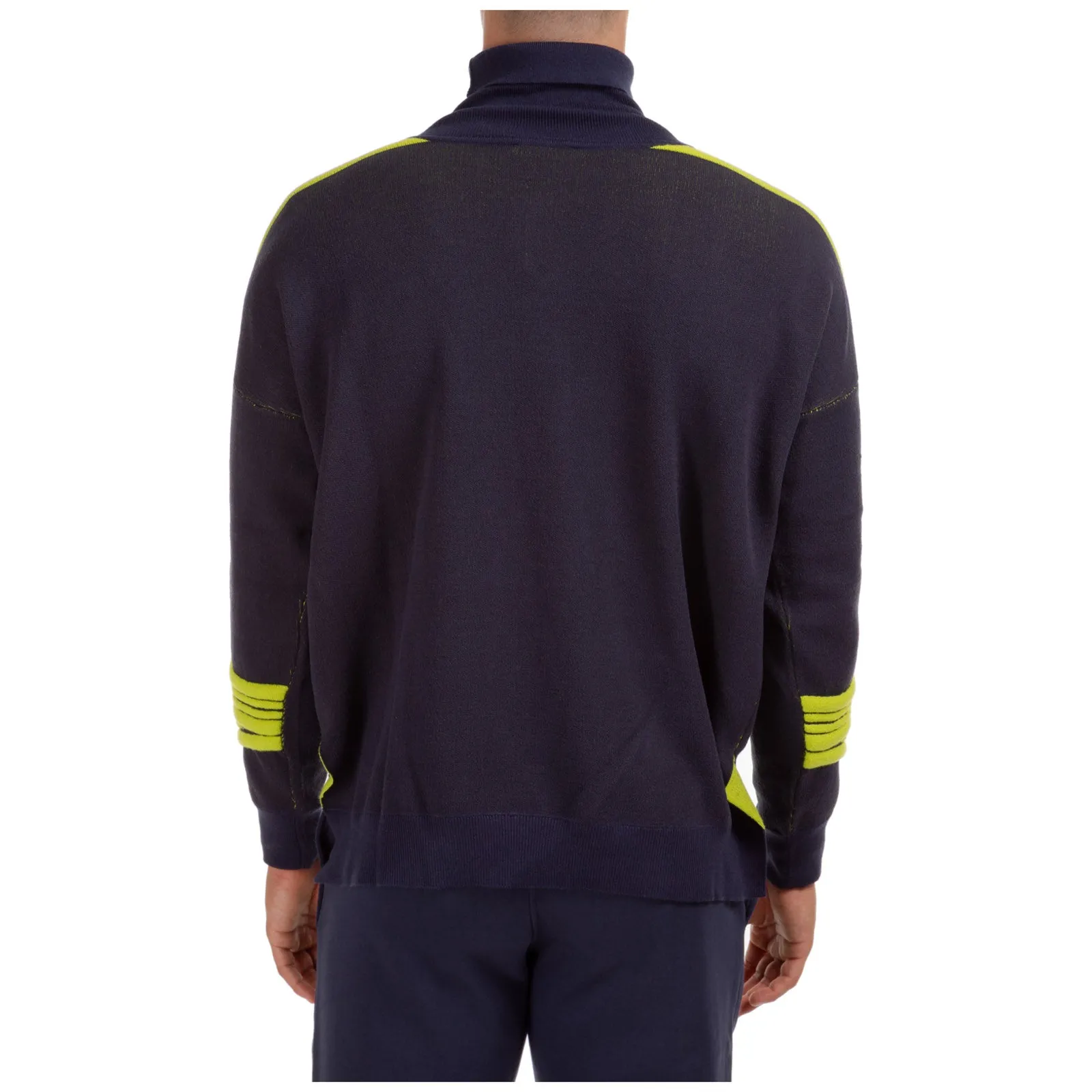 GCDS Logo Sleeve Detail Turtleneck Sweater