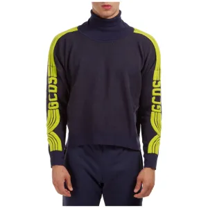 GCDS Logo Sleeve Detail Turtleneck Sweater