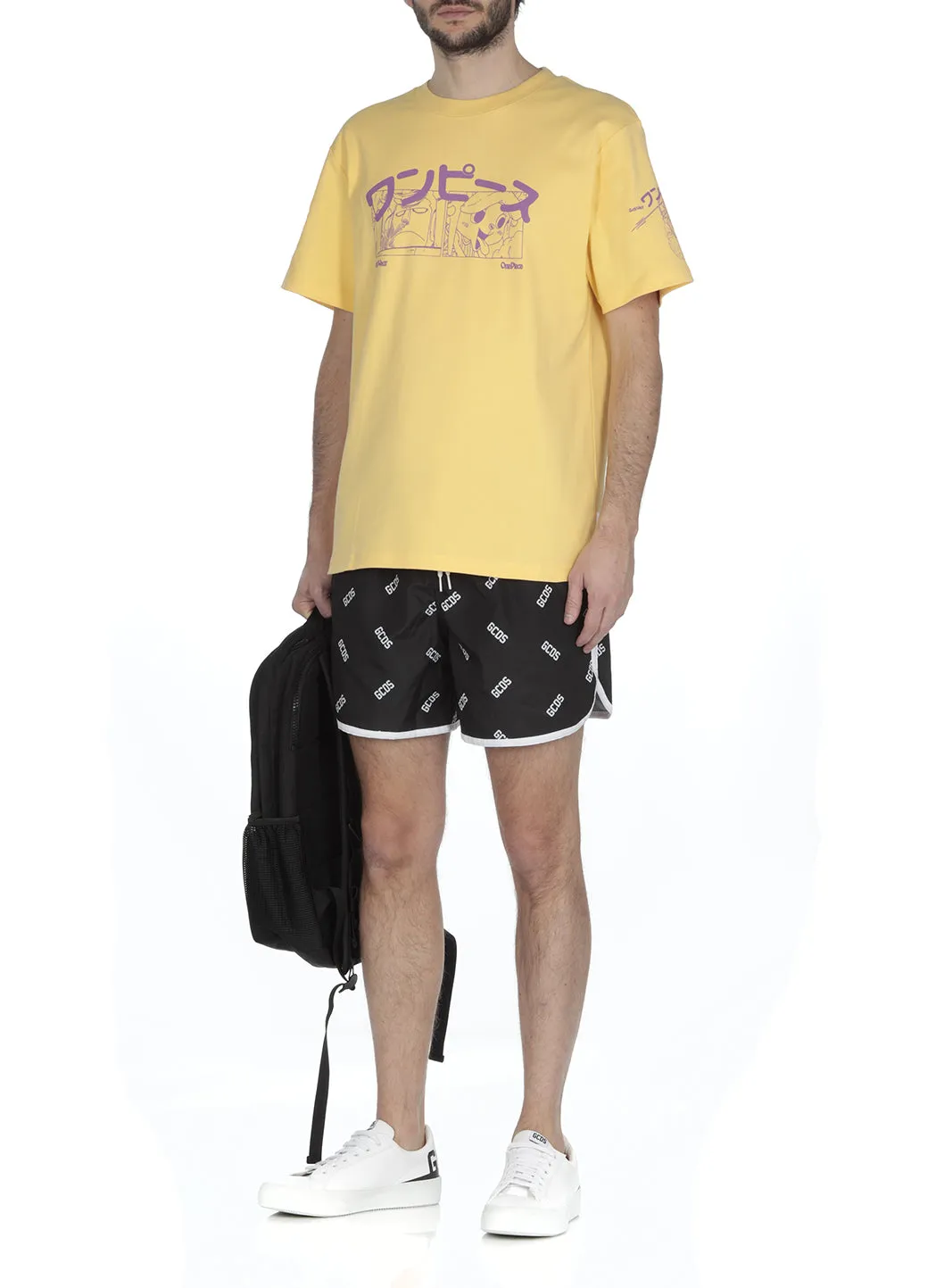 GCDS One Piece Logo Embroidered T-Shirt
