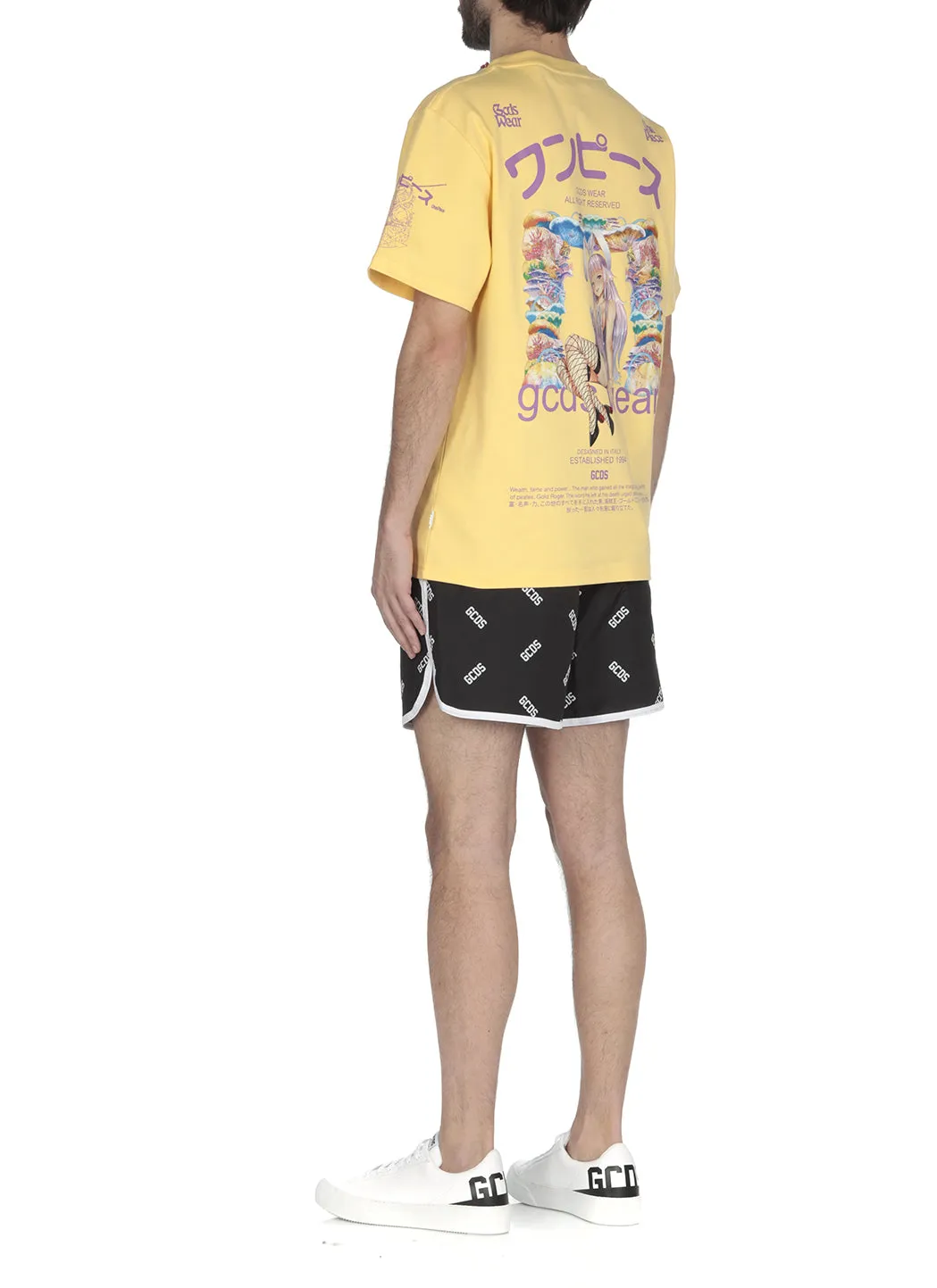 GCDS One Piece Logo Embroidered T-Shirt