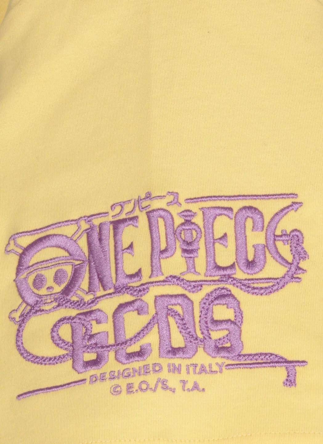 GCDS One Piece Logo Embroidered T-Shirt