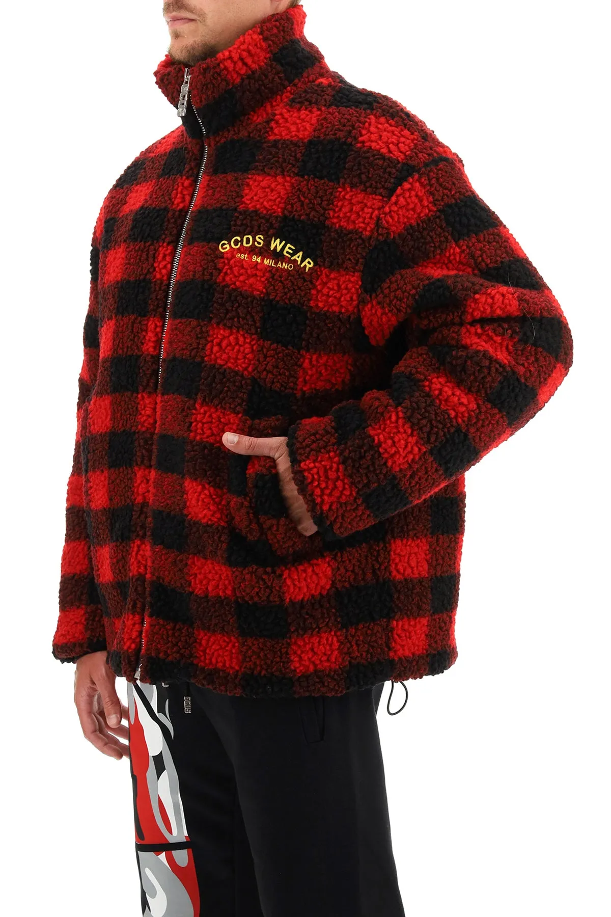 GCDS X Looney Tunes Printed Checked Jacket