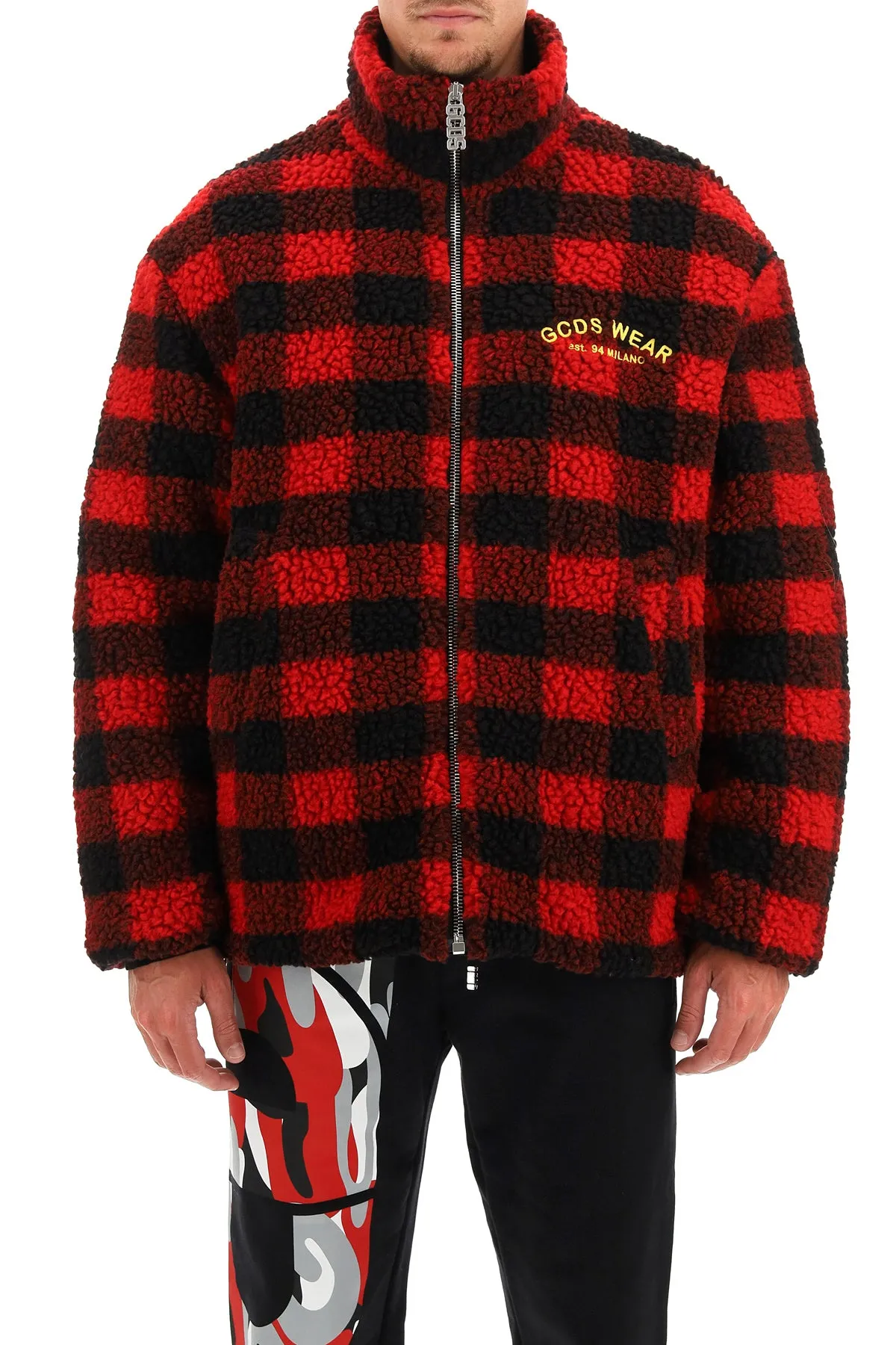 GCDS X Looney Tunes Printed Checked Jacket
