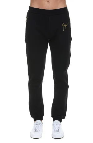 Giuseppe Zanotti Logo Printed Zip-Detailed Track Pants