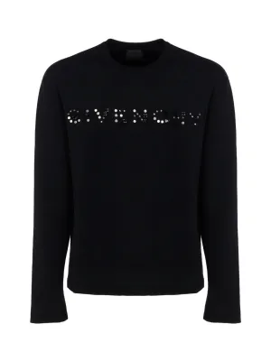 Givenchy Logo Embellished Knit Sweater
