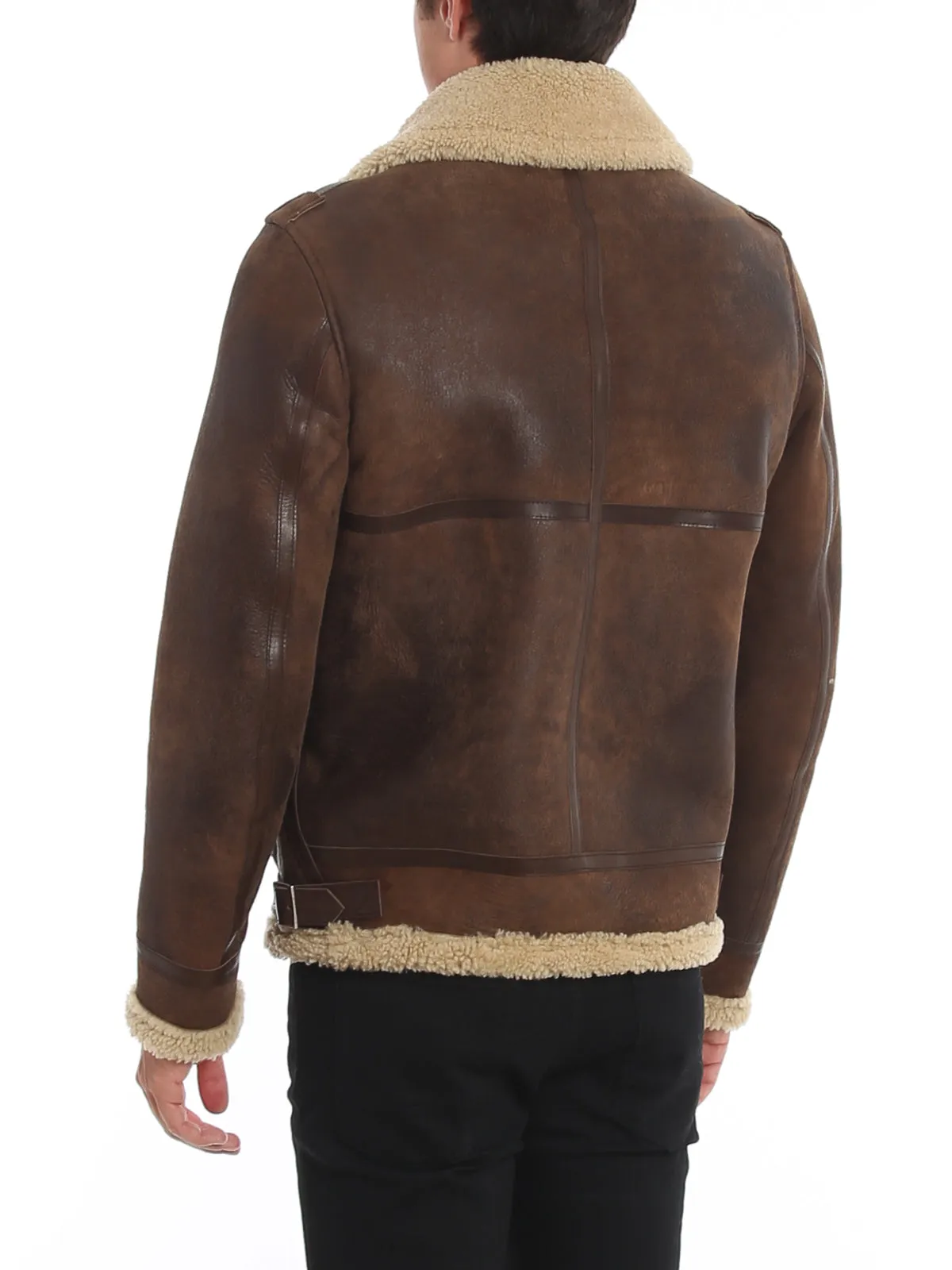 Golden Goose Deluxe Brand Leather Zip-Up Jacket