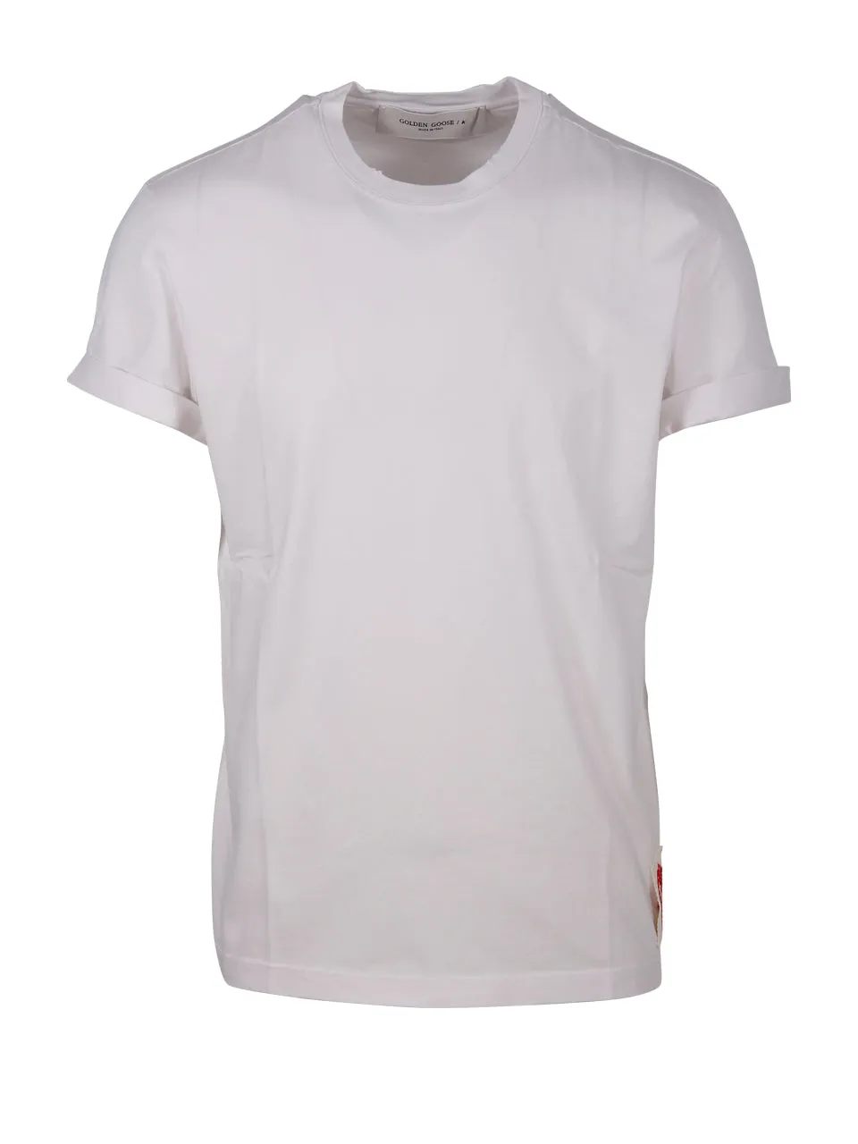 Golden Goose Deluxe Brand Logo Patch Crewneck T-Shirt