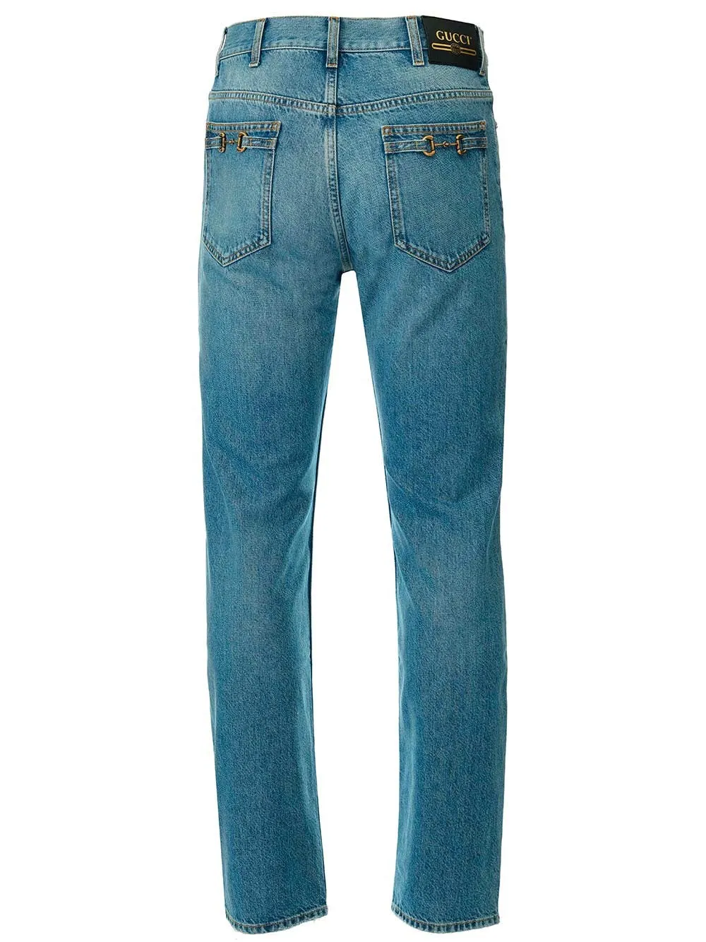 Gucci Horsebit Straight Leg Jeans
