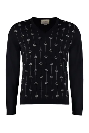 Gucci Monogram Motif Sweater