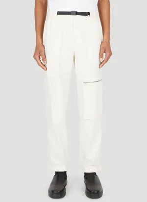 Helmut Lang Belted Waist Cargo Pants