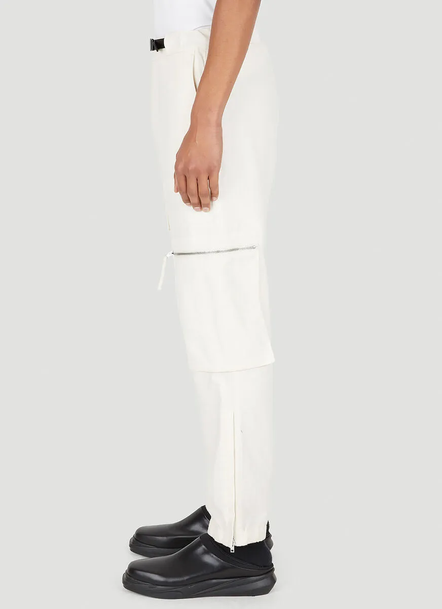 Helmut Lang Belted Waist Cargo Pants