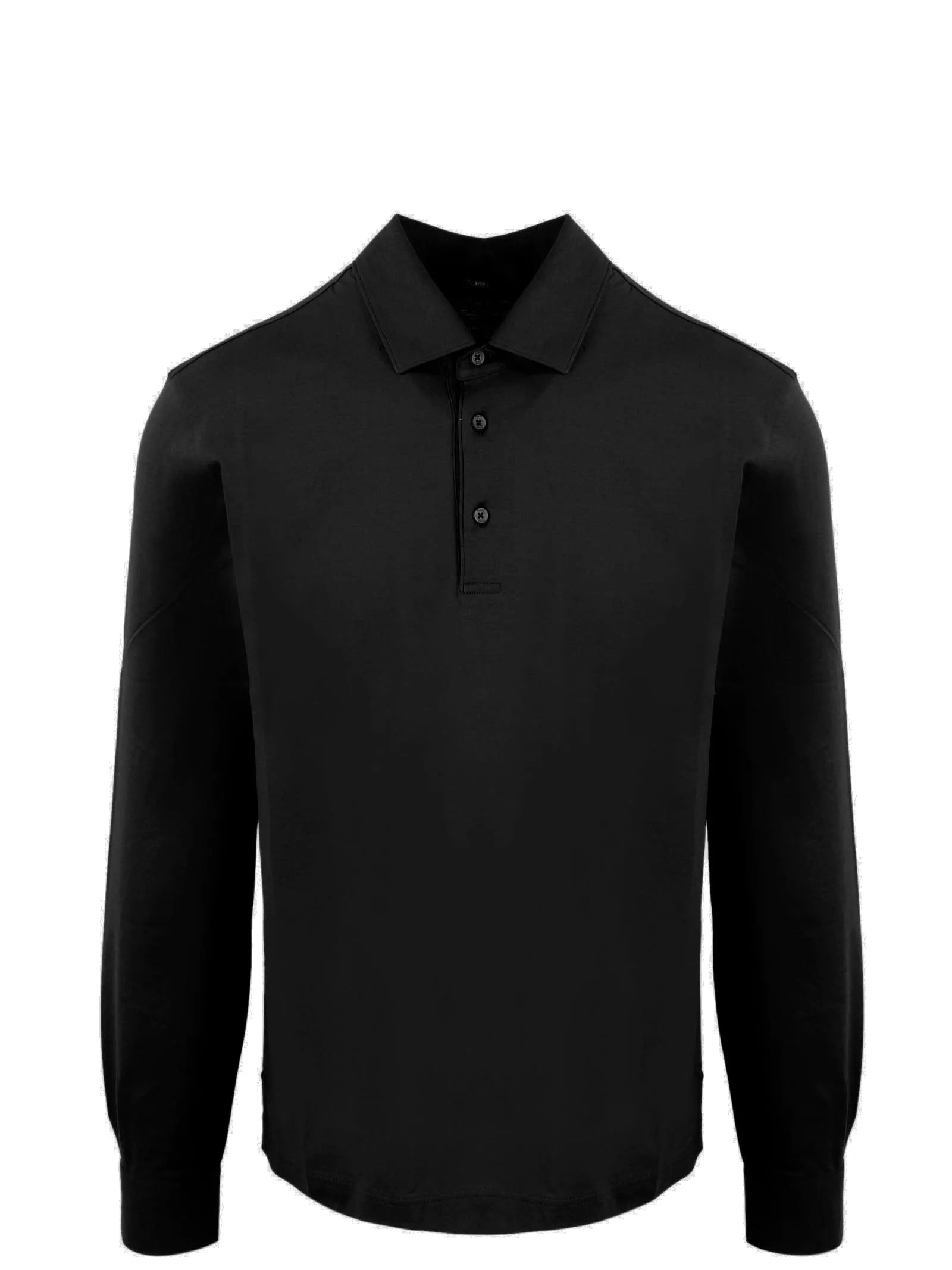 Herno Buttoned Long Sleeve Polo Shirt
